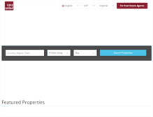 Tablet Screenshot of casaunited.com